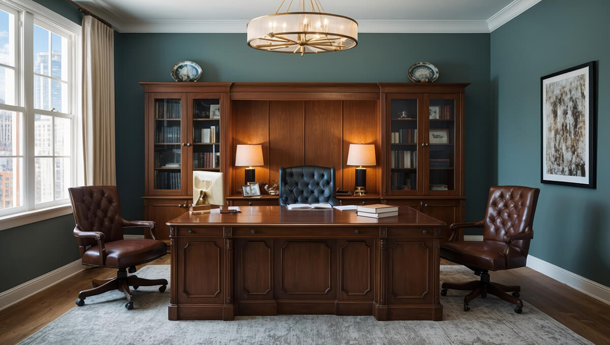 Кабинет из массива дуба: статус и премиальность Кабинет из массива дуба: статус и премиальность